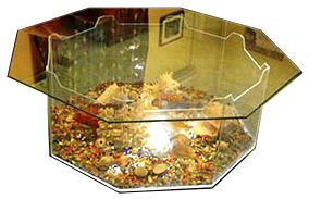 Журнальный столик аквариумная Аква-Нара