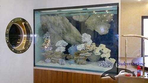 Оформление аквариумного комплекса