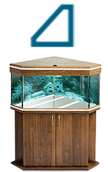 Угловой аквариум купить Субмарина